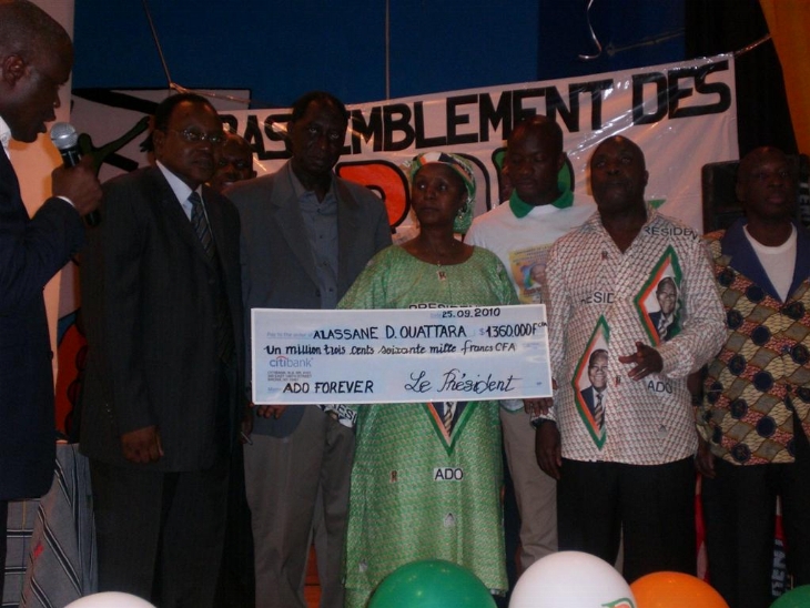 Rdr / Présidentielle du 31 octobre 2010 : la campagne du Dr Alassane Ouattara lancée aux Etats-unis d’amérique